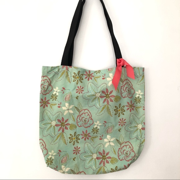 Set of 3 NWOT Printed Reusable Tote Bags - Picture 3 of 7